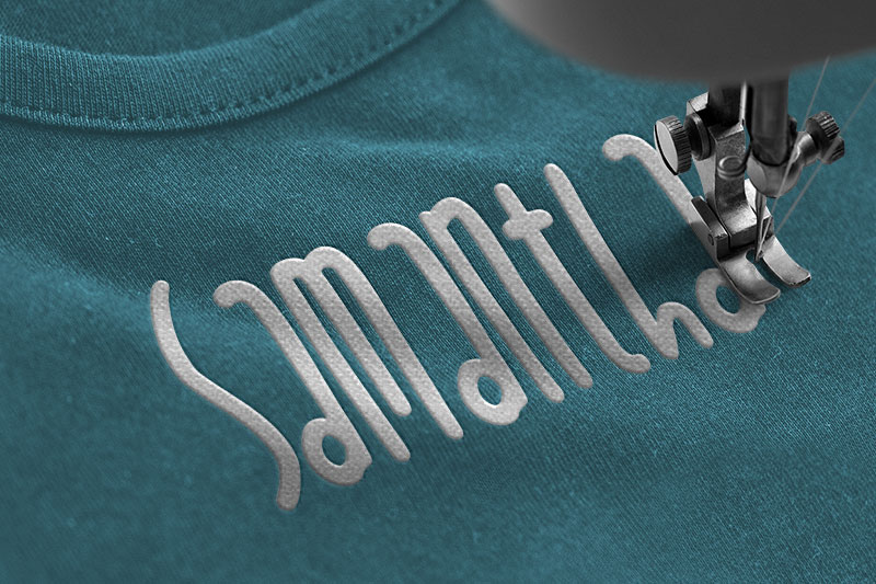 Brakelly Embroidery Kids Font