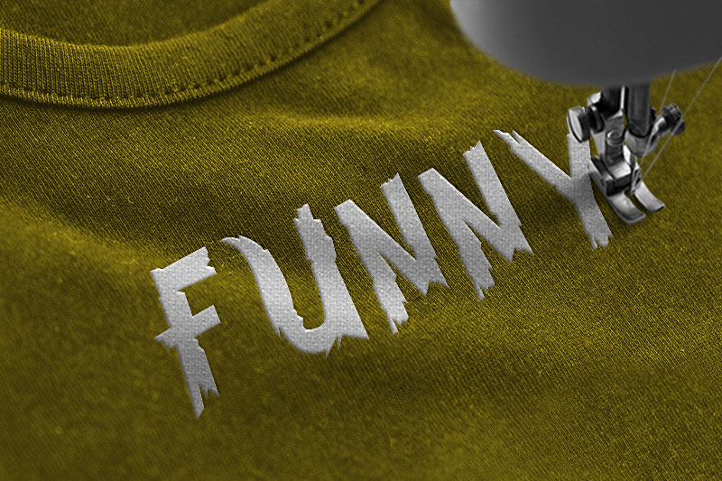 Brasblus Embroidery Display Font