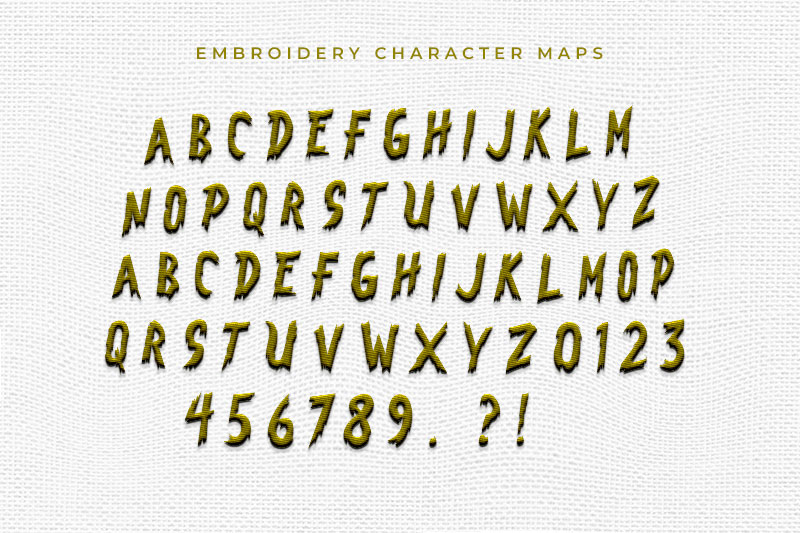 Brasblus Embroidery Display Font
