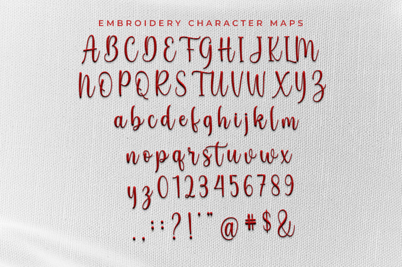 Bunny Honey Embroidery Script Font