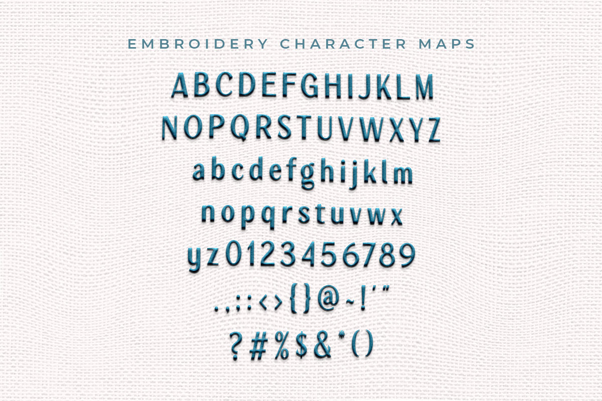 Chillout Embroidery Sans Serif Font