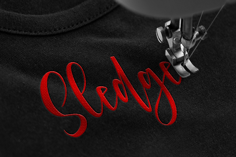 Chrisbellin Embroidery Script Font