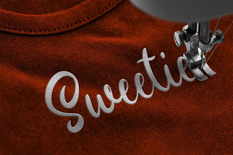 Christaline Embroidery Script Font