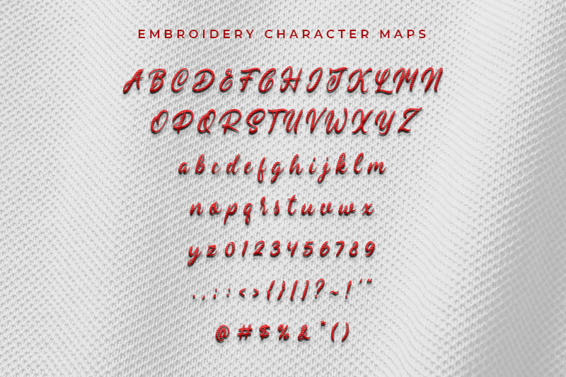 Christaline Embroidery Script Font