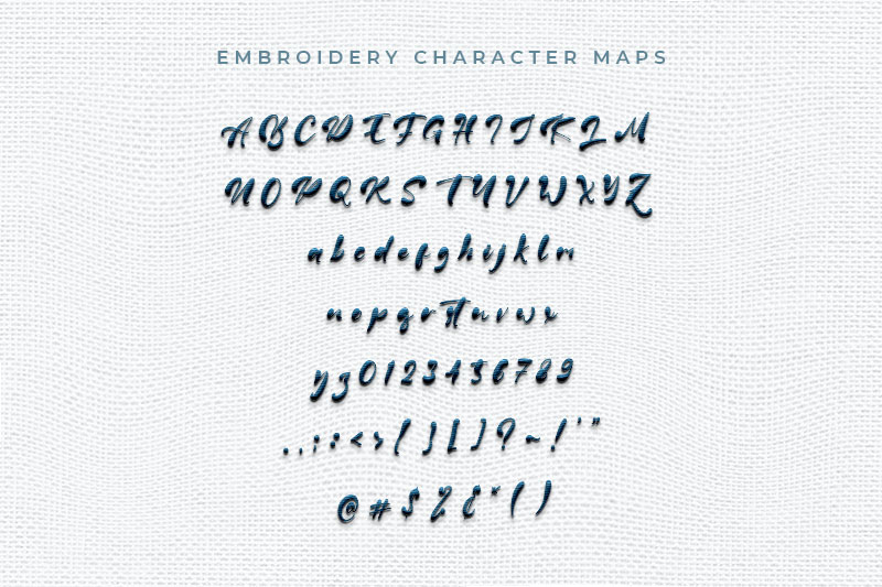 Claralove Embroidery Script Font