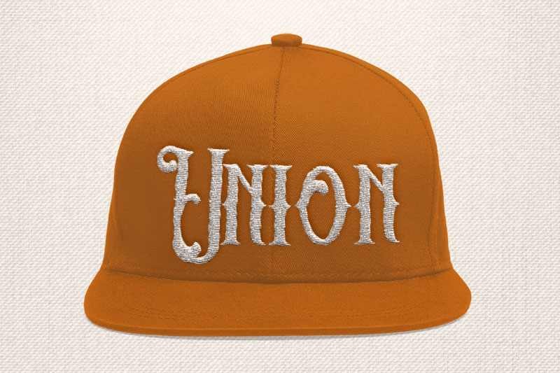 Clutter Street Embroidery Blackletter Font