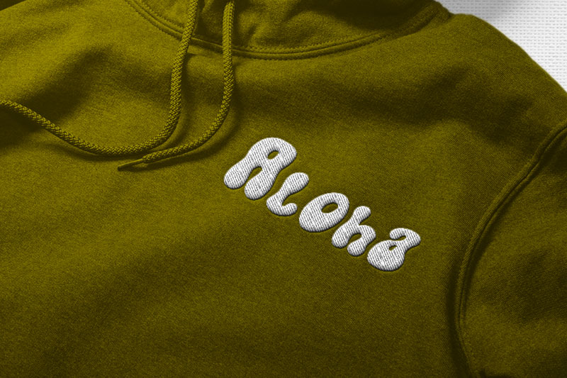 Cookies Bold Embroidery Font