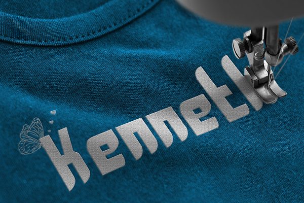 Cooldown Embroidery Sans Serif Font