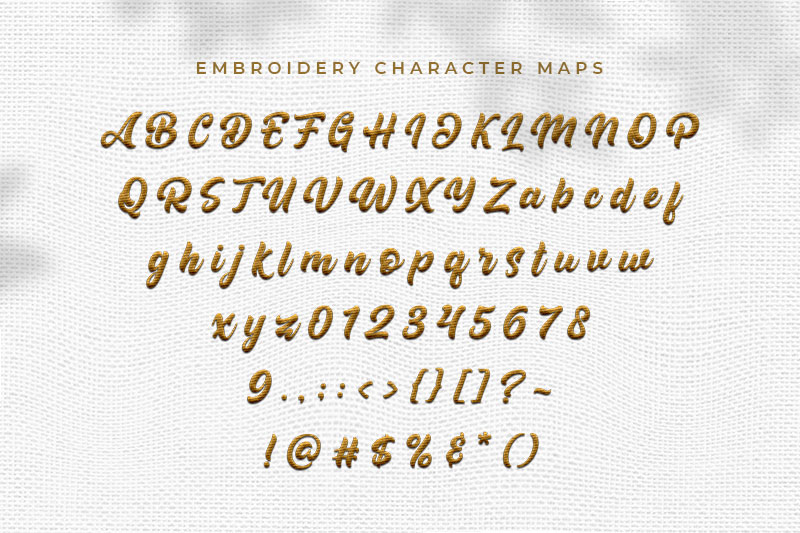 Dakiens Embroidery Script Font