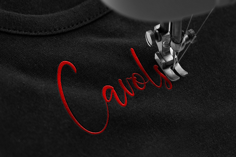 Daniel Davis Embroidery Script Font