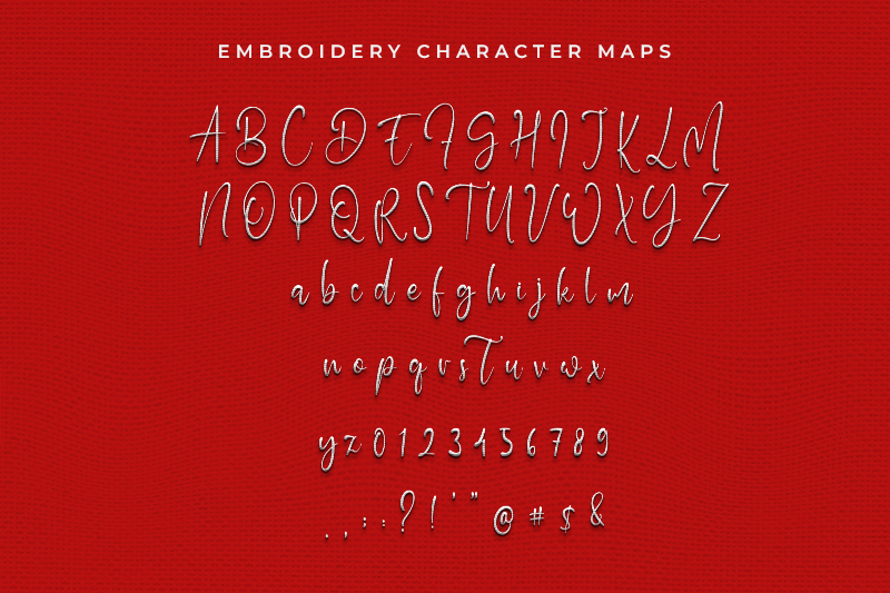 Daniel Davis Embroidery Script Font