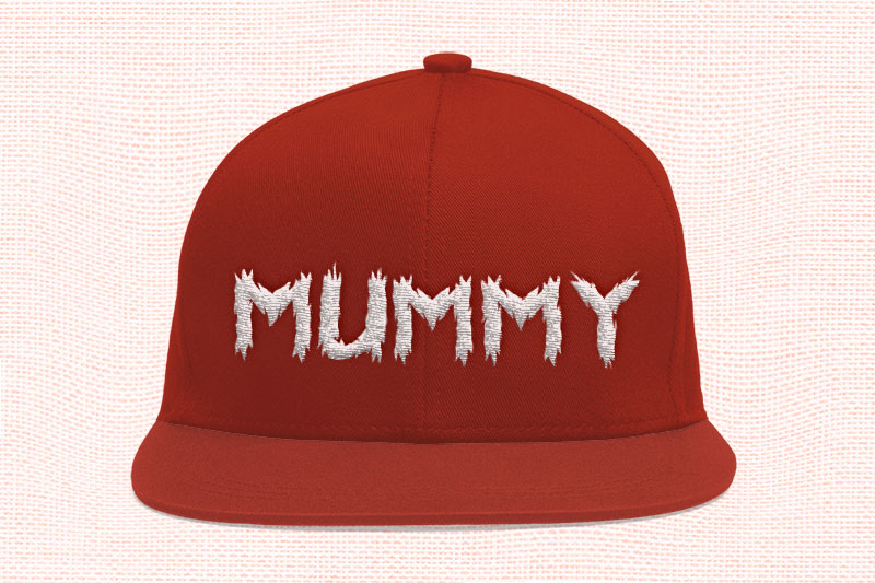 Darker Embroidery Horror Font