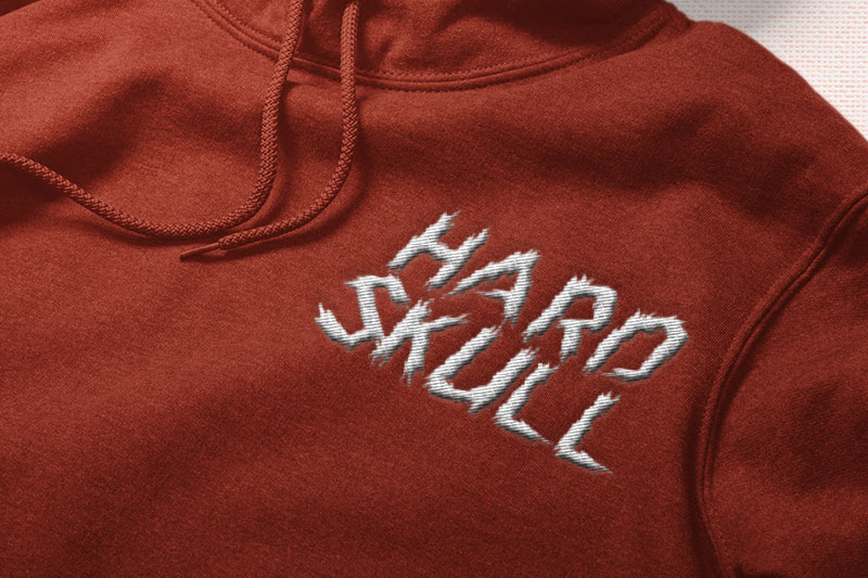 Darker Embroidery Horror Font