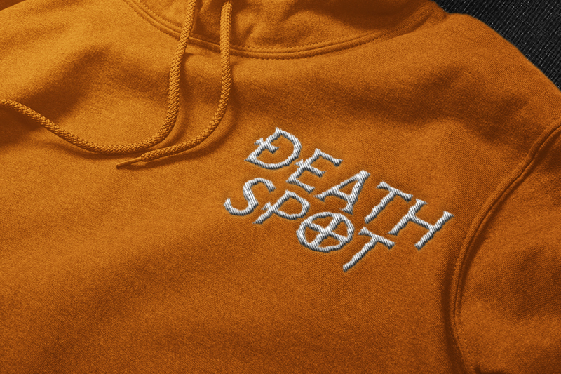 Death Record Embroidery Halloween Font