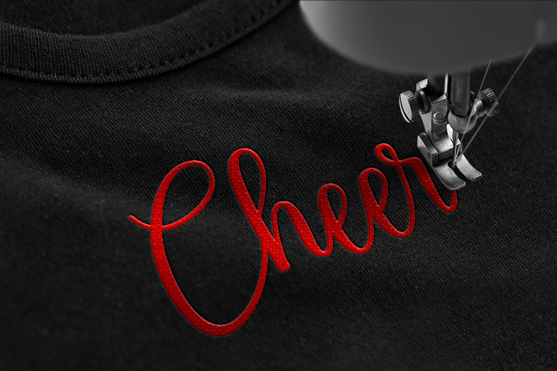 Decembery Embroidery Script Font