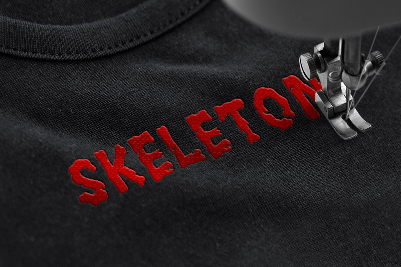 Dr.Ziembos Embroidery Horror Font