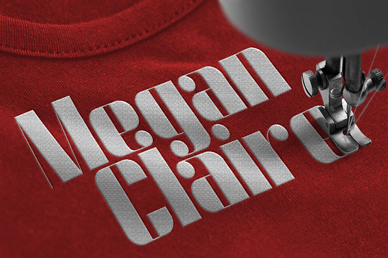 Dunford Moore Embroidery Sans Serif Font