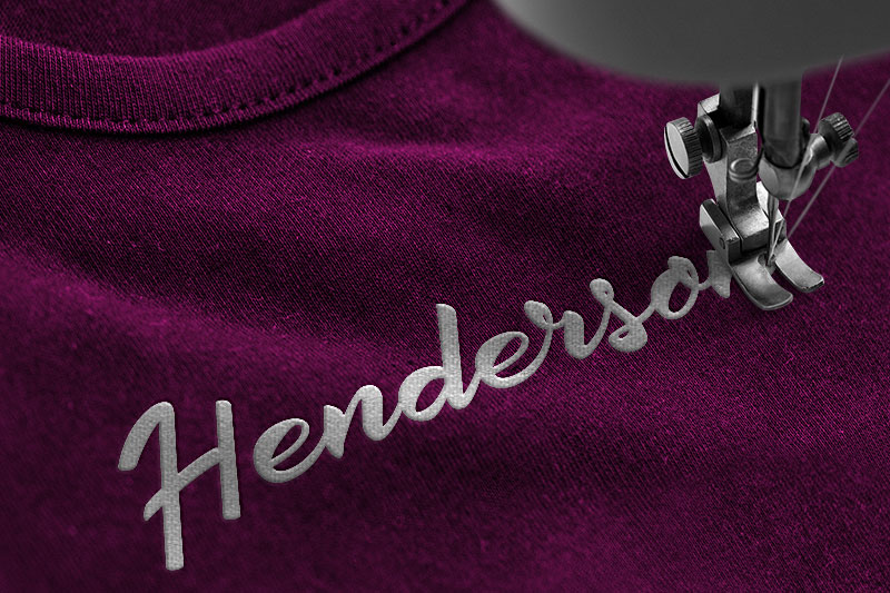 Extendo Embroidery Script Font