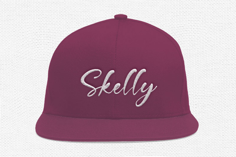 French Polynesia Embroidery Script Font