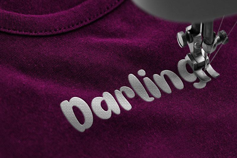 Gembool Embroidery Decorative Font