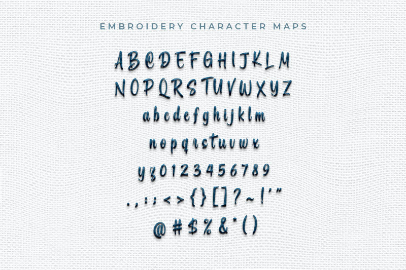 Get The Love Embroidery Handwritten Font