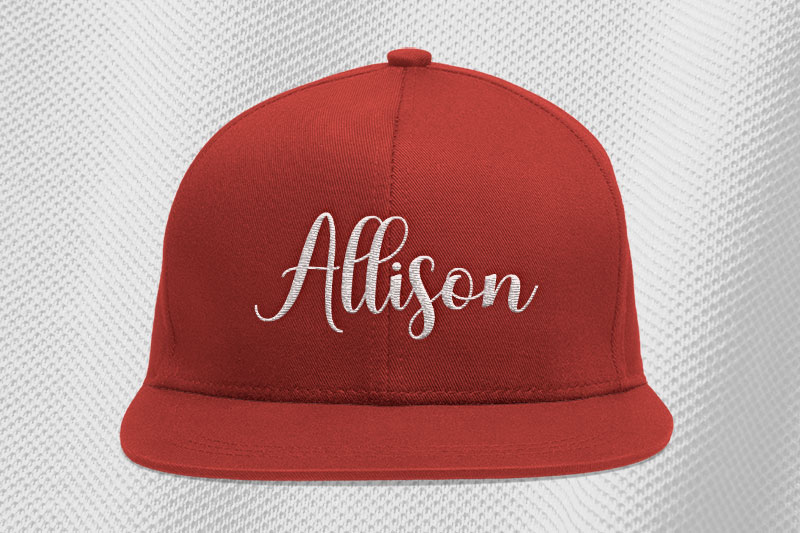 Gladiolus Embroidery Script Font