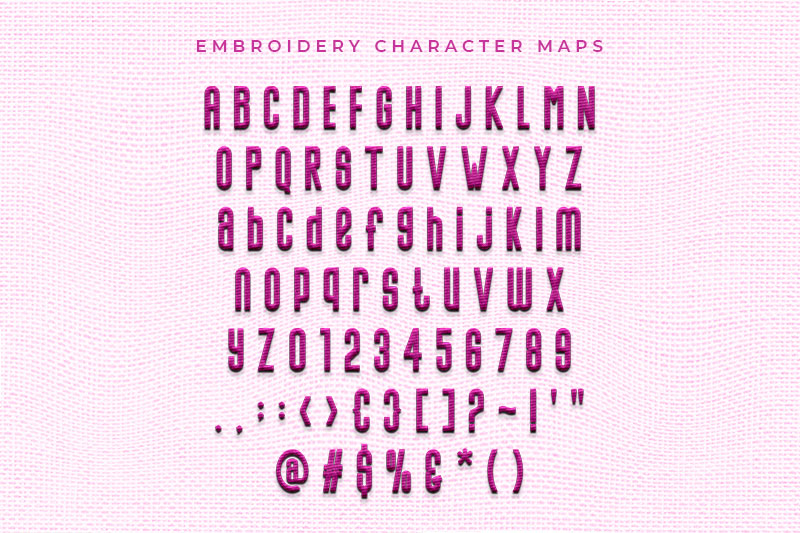 Hellocute Embroidery Kids Font