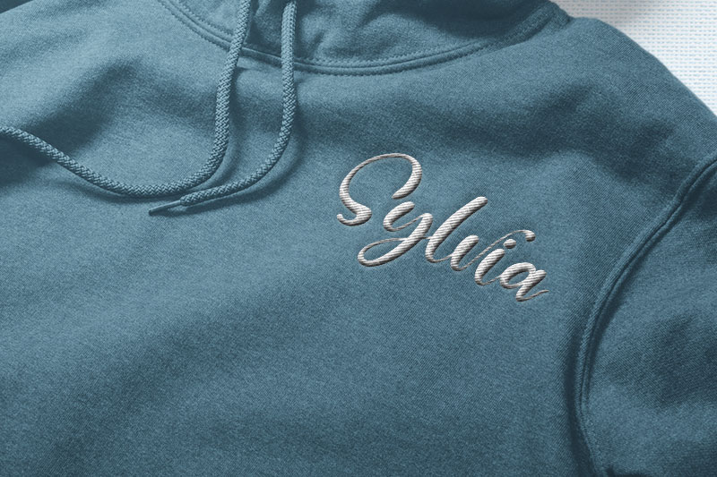 Hillary Samantha Embroidery Script Font