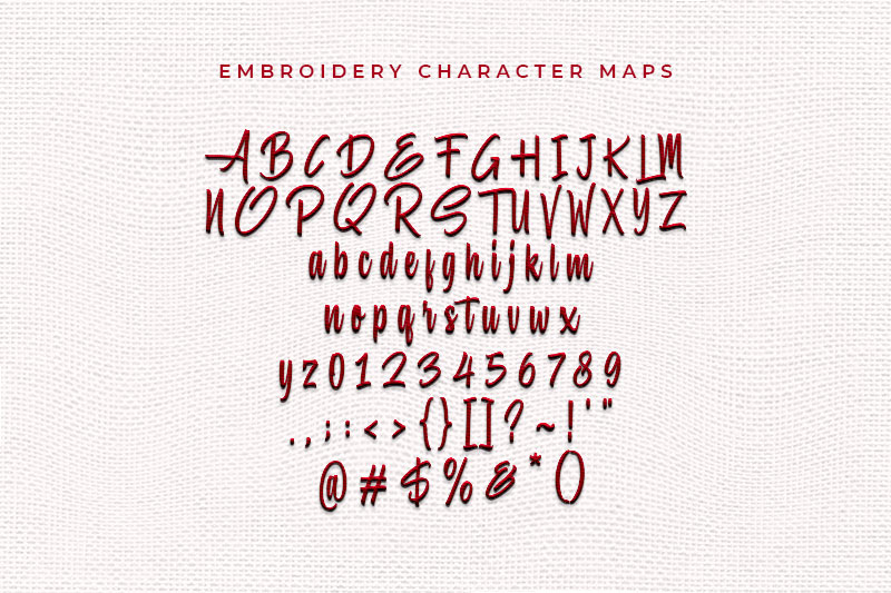 Hiluck Embroidery Script Font