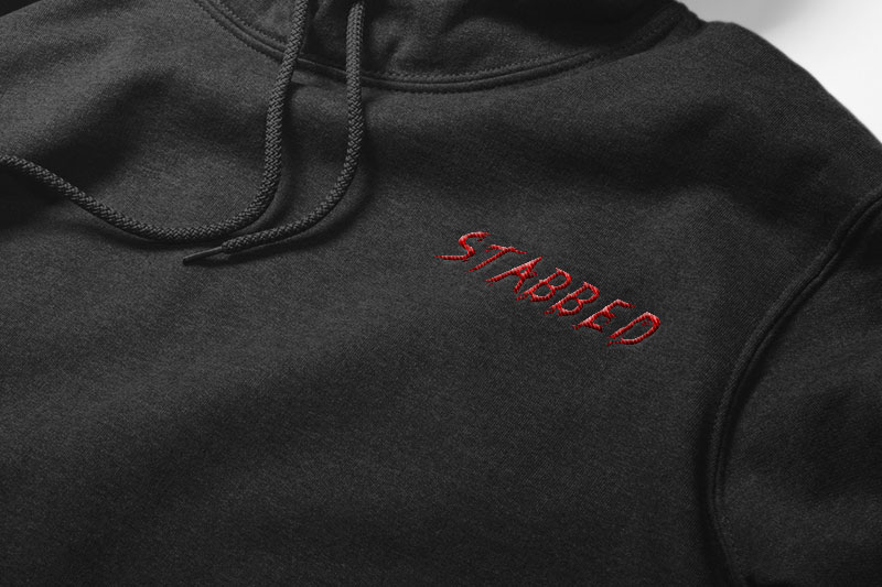 Hooded Embroidery Horror Font