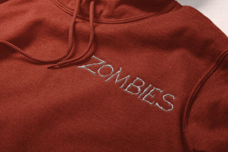 Horroh Embroidery Horror Font