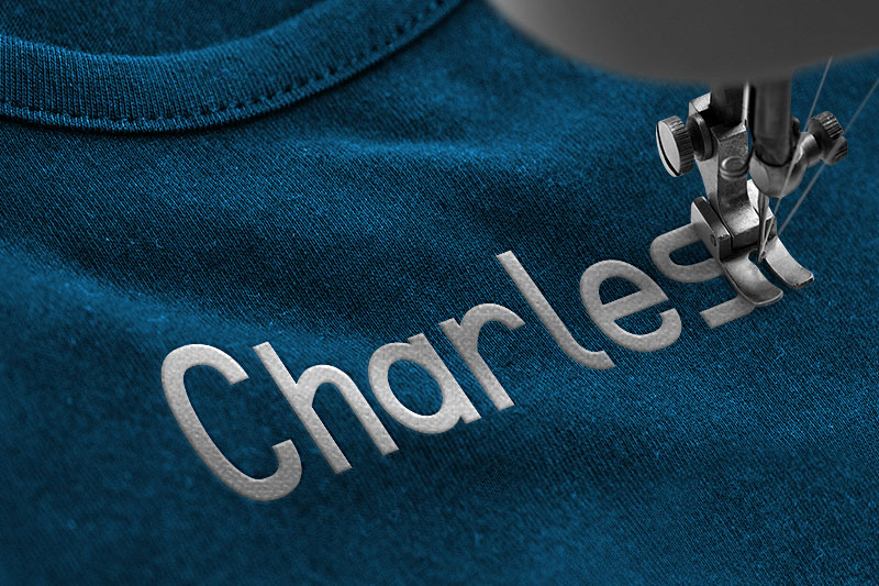 Incloud Embroidery Sans Serif Font