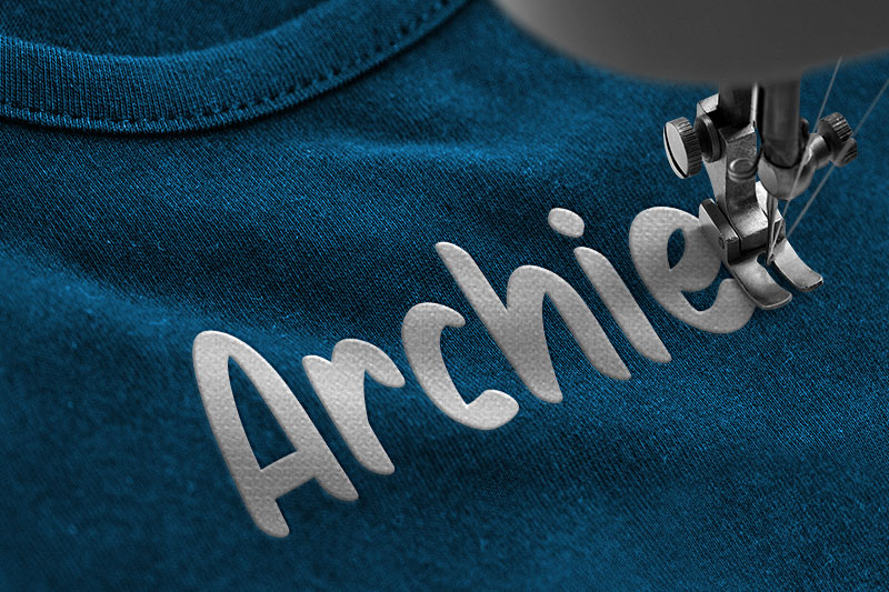 Metabean Embroidery Handwriting Font