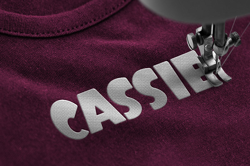 Kids Edition Embroidery Kids Font