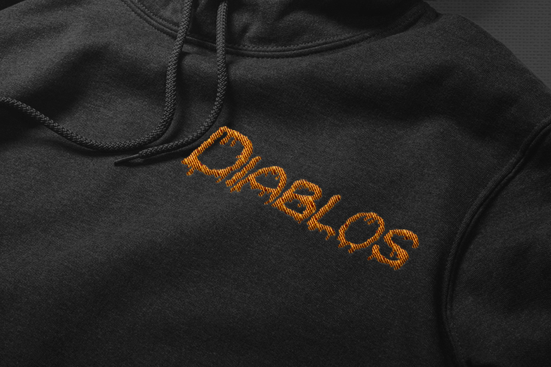 Kricky Embroidery Horror Font