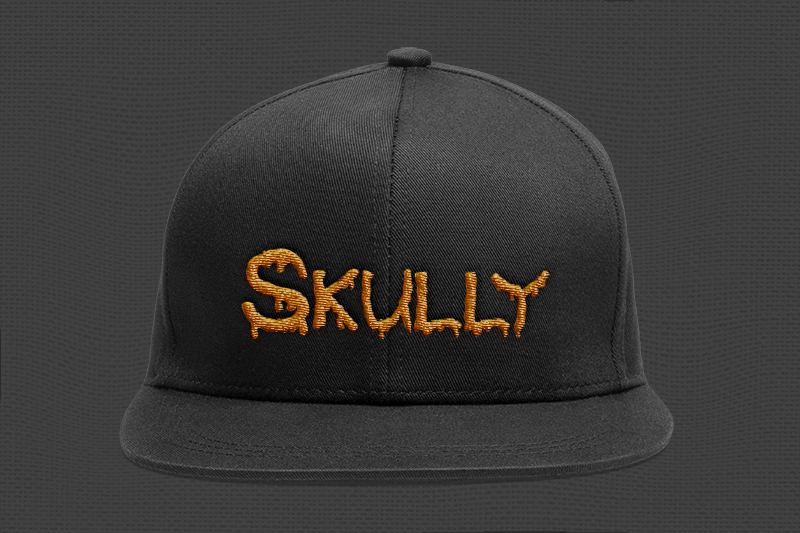 Kricky Embroidery Horror Font