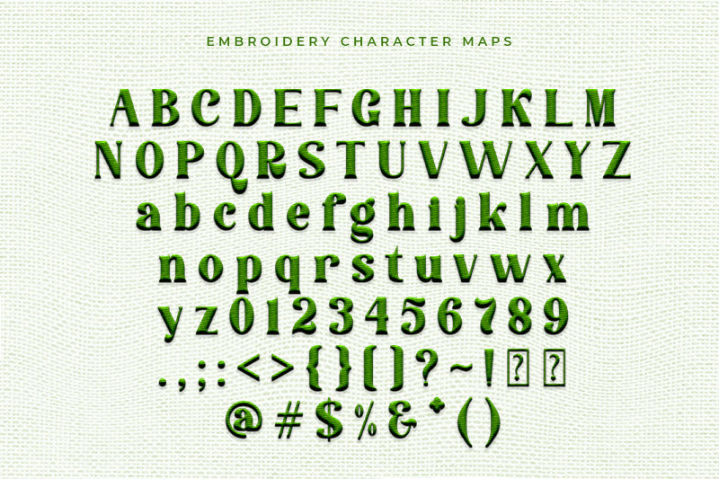 La Lemonti Embroidery Serif Font