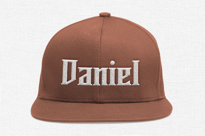 Miles Hunt Embroidery Display Font