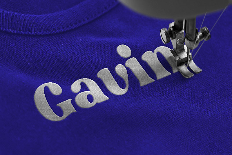 Minigame Embroidery Serif Font