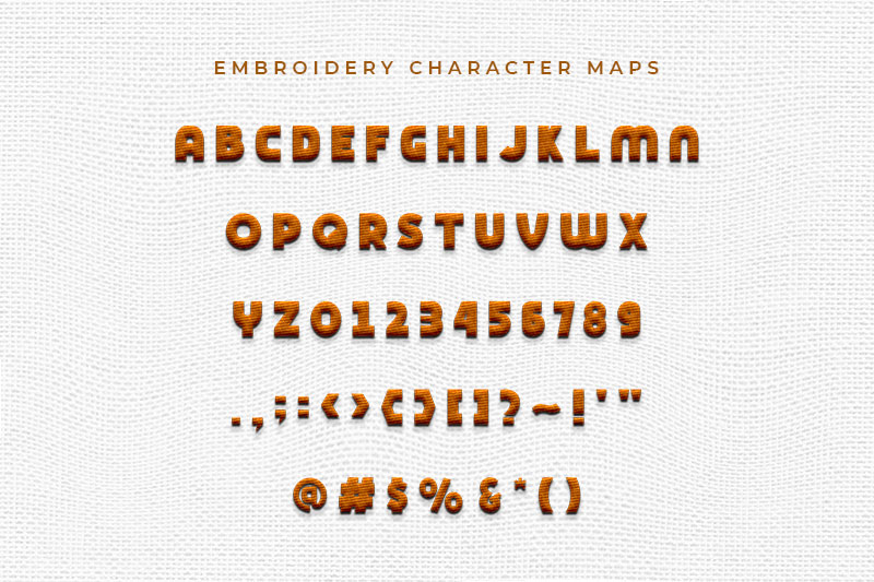 Minison Embroidery Kids Font