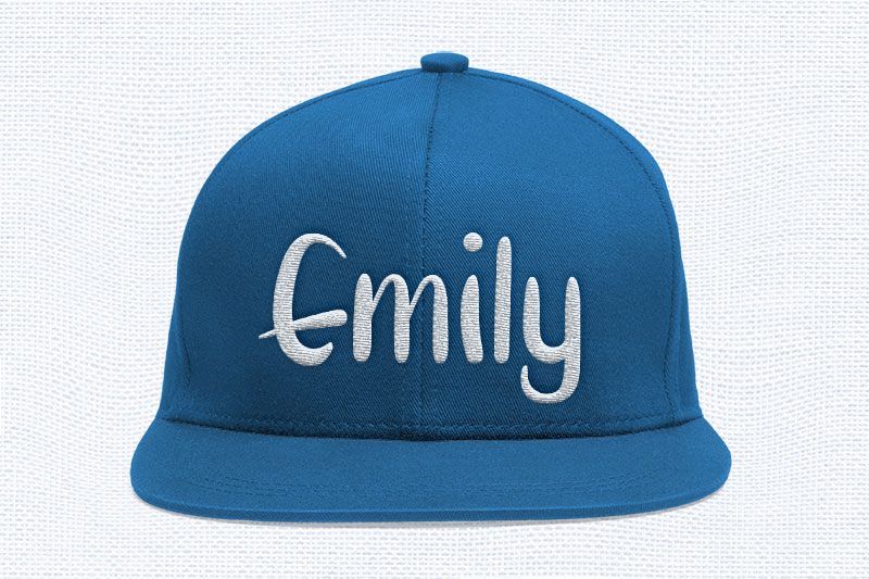 Mootchie Embroidery Handwriting Font