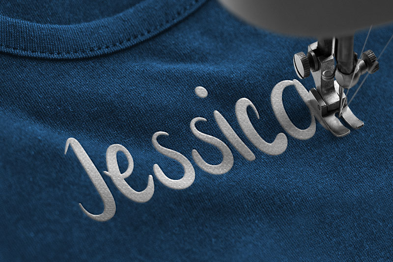 Mootchie Embroidery Handwriting Font