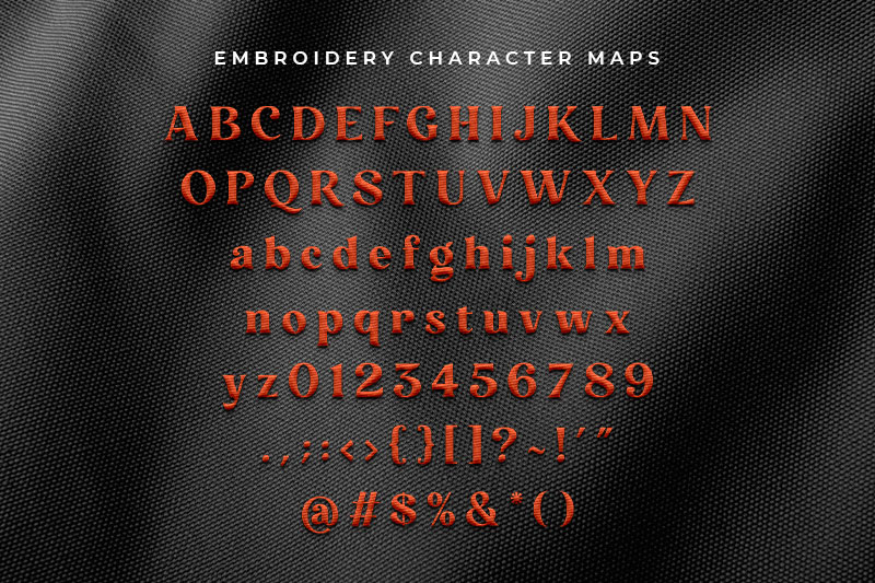 Neom Embroidery Serif Font