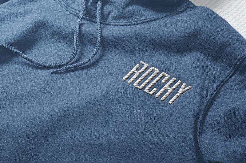 Nevla Embroidery Futuristic Font