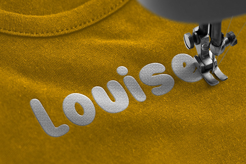 Owen Embroidery Kids Font