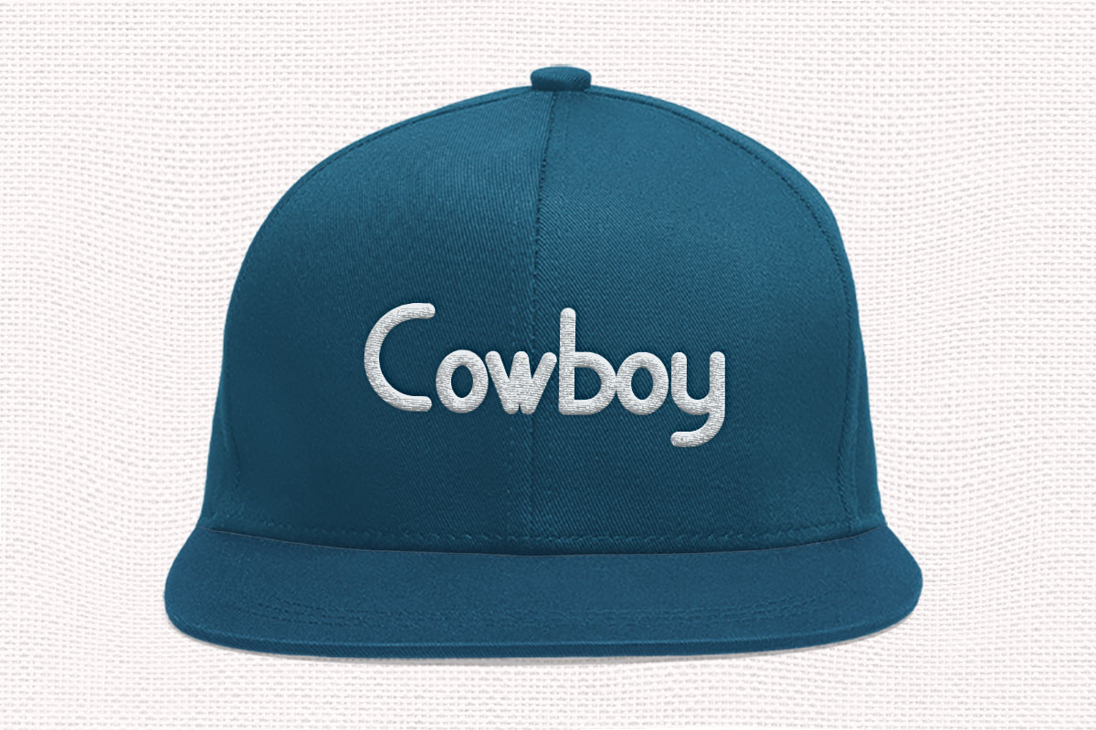 Orcef Embroidery Sans Serif Font