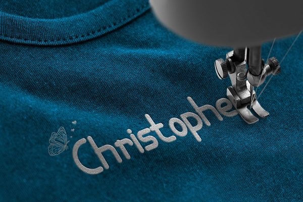 Orcef Embroidery Sans Serif Font
