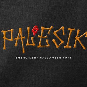 Palesik Embroidery Halloween Font