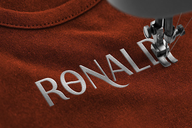 Rodano Embroidery Sand Serif Font