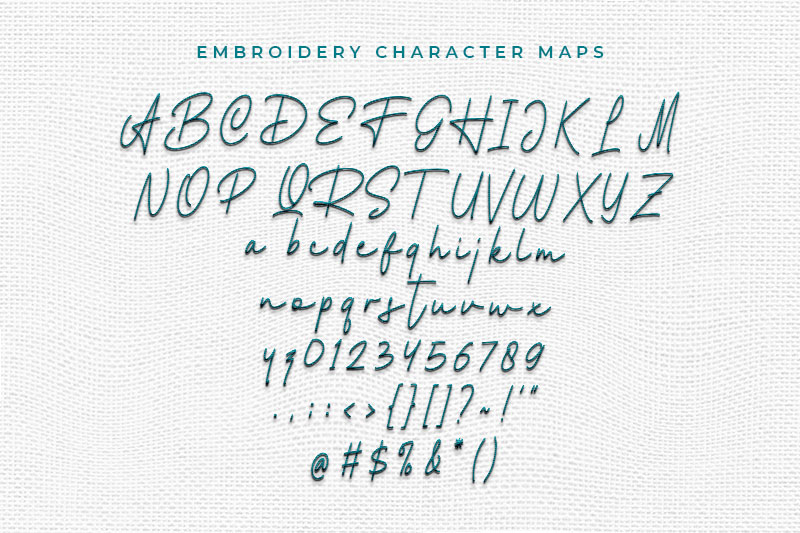 Scandynafia Embroidery Script Font